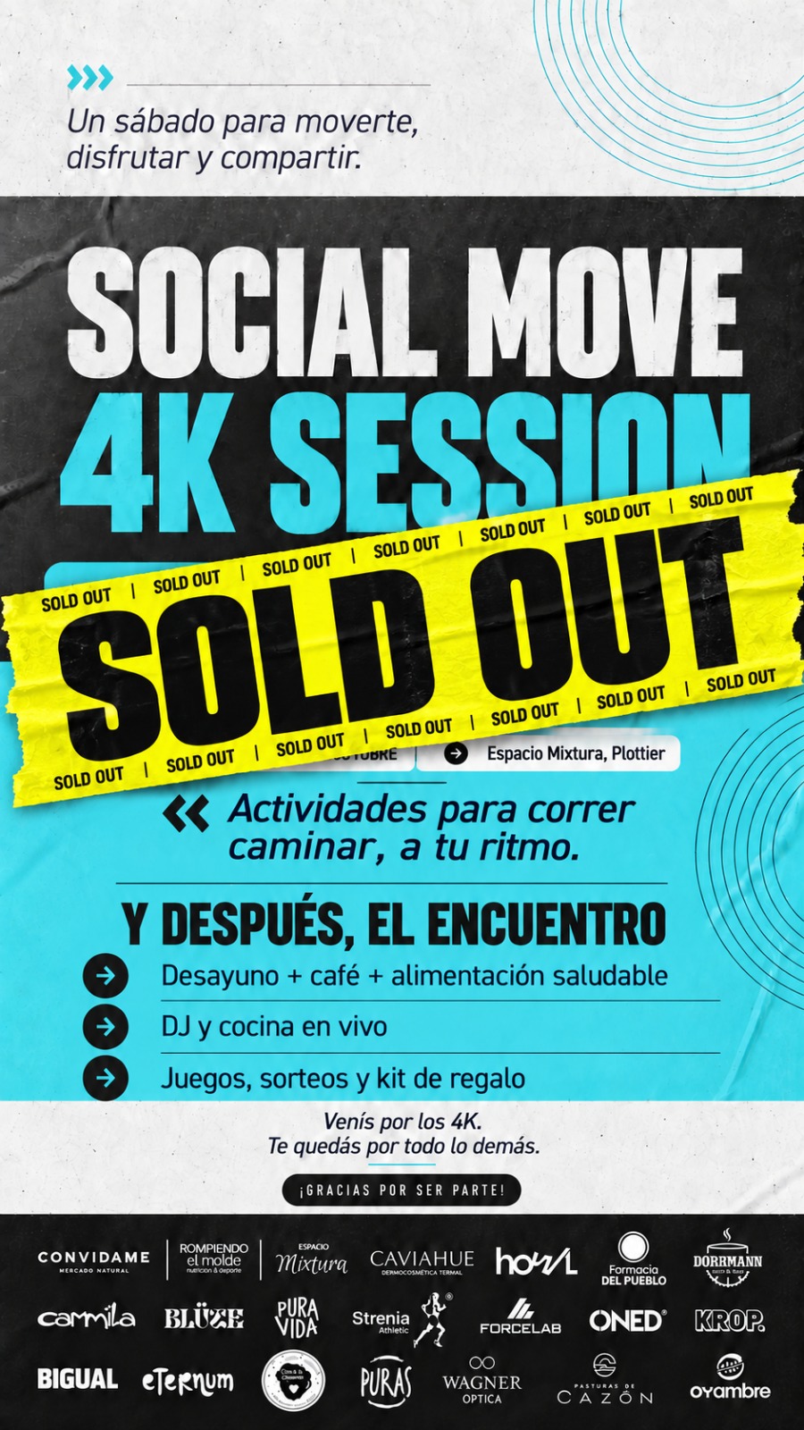 SOCIAL MOVE 4K Session · Sold out. ¡Gracias por ser parte!